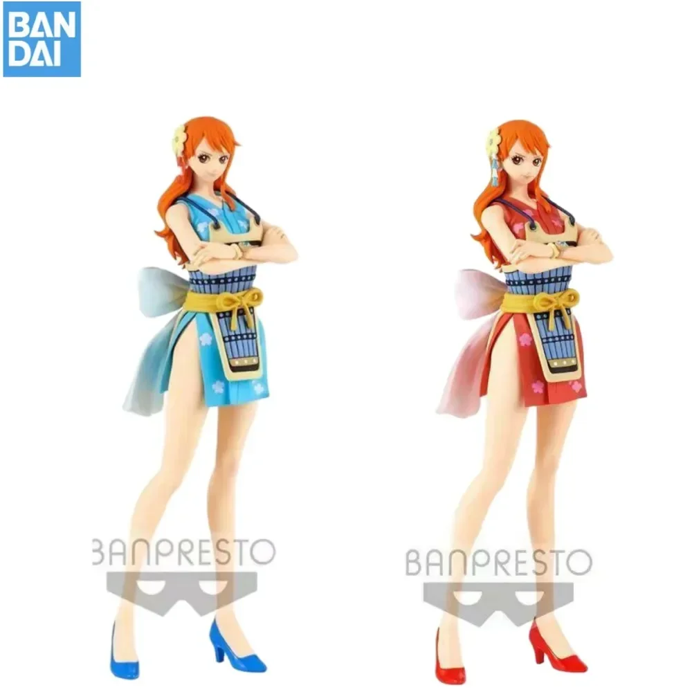 

Original 100% Genuine Banpresto One Piece Glitter Glamours Nami Wanno Samurai Uniform Anime Figure Collection Birthday Gift Toy