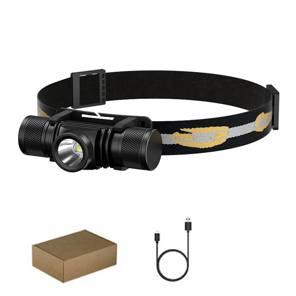 

LED Headlamp Powerful 1000LM Headlight Type C USB Rechargeable 18650 Head Light Torch Flash Lamp Camping Fishing Lantern