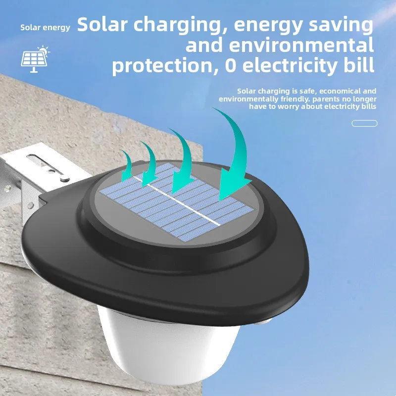 ไฟพลังงานแสงอาทิตย์สำหรับสวนกลางแจ้งและลานบ้าน, ไฟถนนเซ็นเซอร์ตรวจจับความเคลื่อนไหว, ไฟติดผนังกันน้ำ, ไฟฟ้ากลางแจ้ง