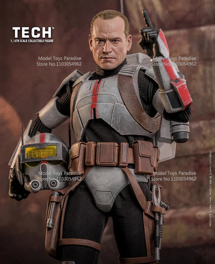 HOTTOYS HT TMS098 1/6 Men Soldier Star Wars The Bad Batch Tech Full Set 12inch Collectible Action Figure Model