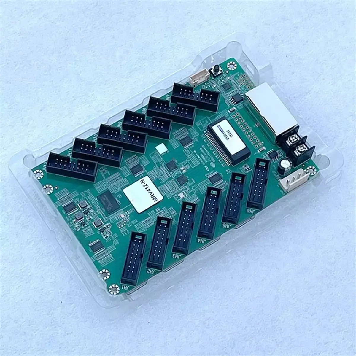 

Новая карта приема для LED-экранов MRV412-N 2026 года, контроллер видеостены LED, матрица RGB, карта управления полноцветными модулями HBU75