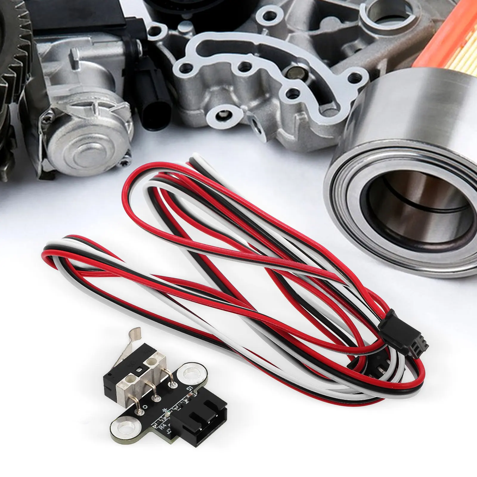 

Horizontal Mechanical Endstop Switch for 3D Printer Precise Position Control Stable Long Life 3D Printer Limit Switch Accessory