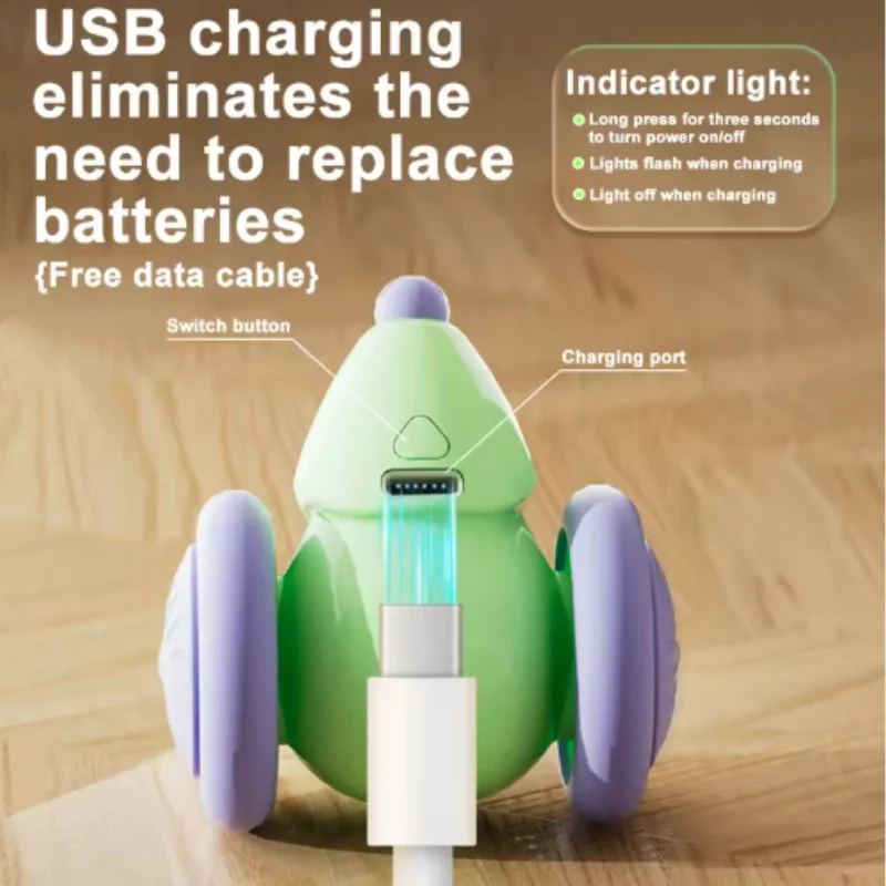 Interactive Cat Toy Electric Mouse Car Automatic Teaser kitten Pet Toys Rechargeable Intelligent Obstacle Avoidance Cat Car Toy image 5