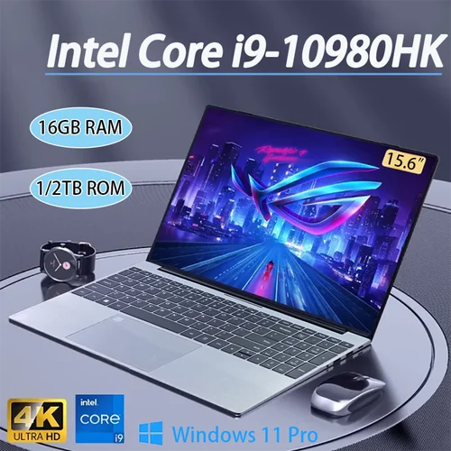 Nuevo ordenador portátil intel Core i9-10980HK 16GB RAM 2TB SSD portátiles 1920*1080 Intel i9 ordenador portátil 15,6 pulgadas ordenador portátil de oficina