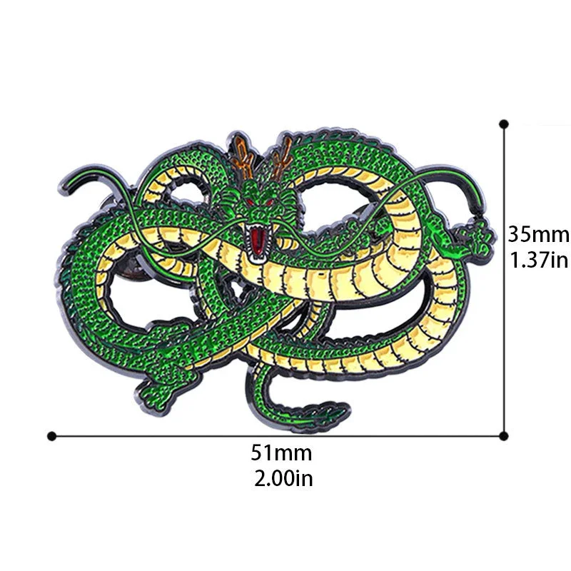 Dragon Ball Shenron эмалированные булавки аниме мультфильм металлические броши булавка для рюкзака аксессуары для друзей модные ювелирные украшения