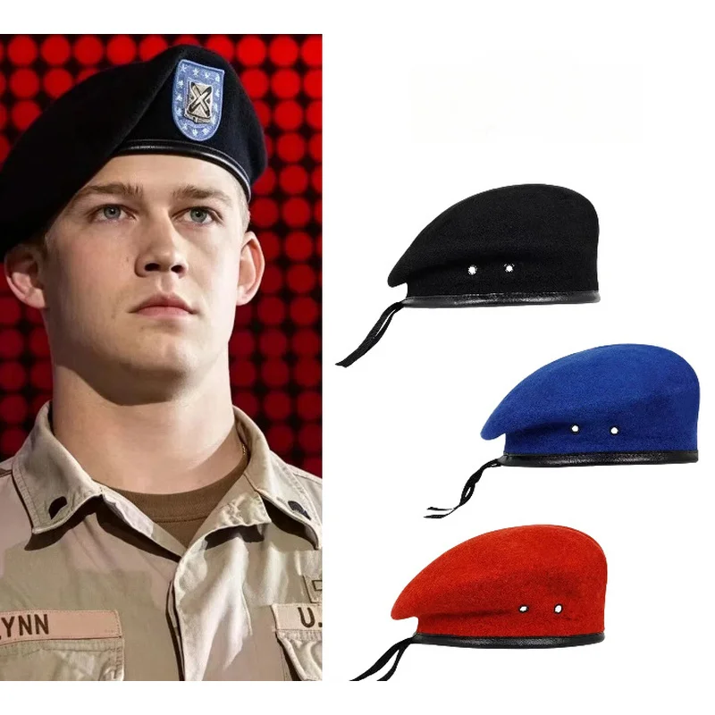 Man100% Austraia woolen hats Black hawk Navy Special Forces Wool Thermal Beret British retro versatile Professional Hats