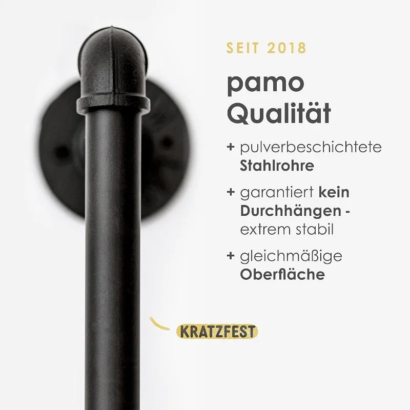 Tubo Industrial Metal Roupas Rack, parede montada roupas Racks, pendurado roupas Rack, Modern Walk in Closet