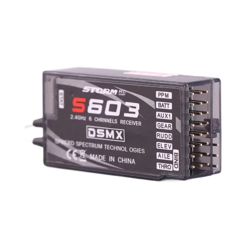 s603受信機、長距離dsm2-dsmx-6チャンネルar6210代替品、rcモデル用スタンドアロンppm出力