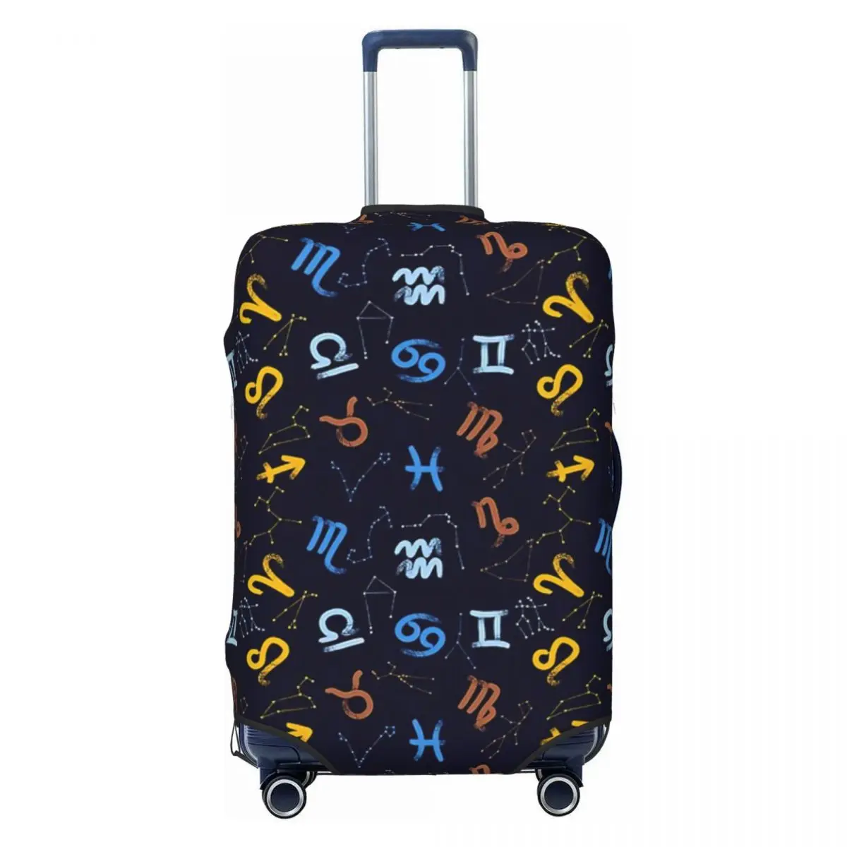 Constellation Print Luggage Protective Dust Covers Elastic Waterproof 18-32inch Suitcase Cover Travel Accessories