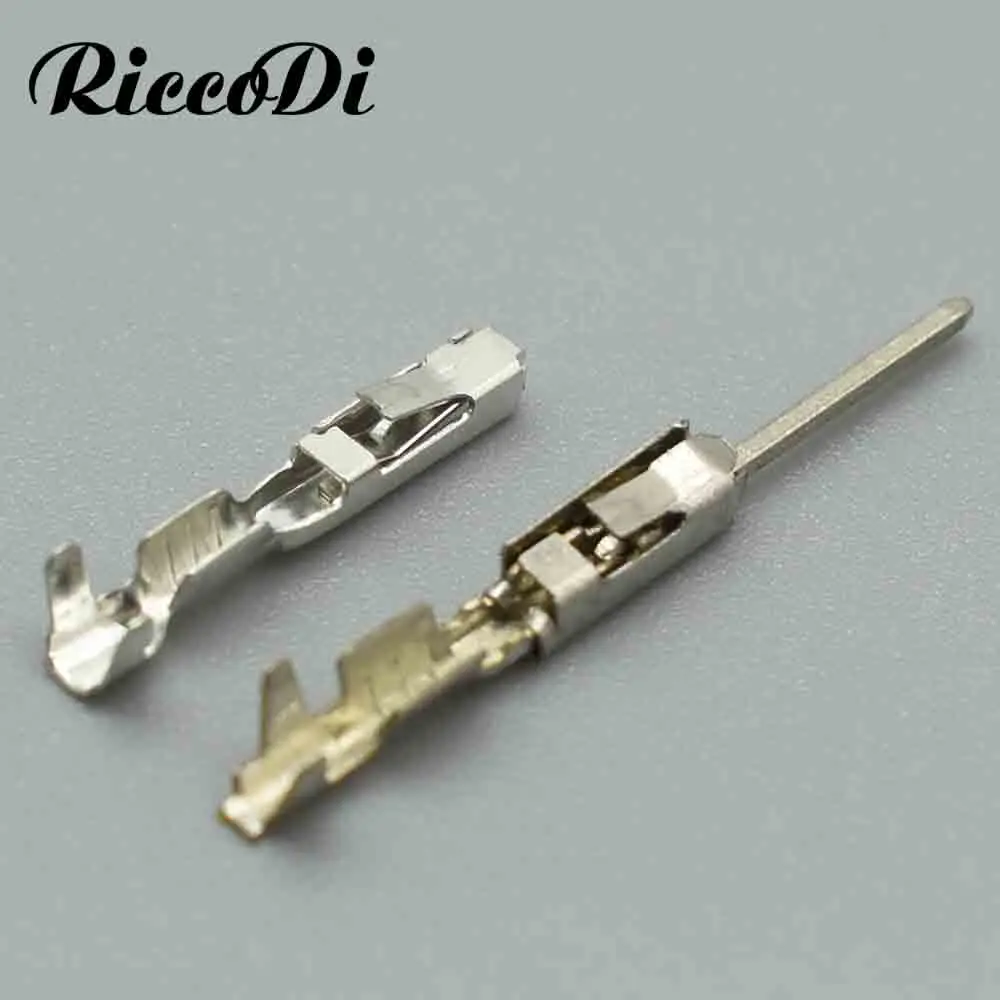 20/50/100 Uds 0,6mm macho hembra terminales de engarzado pines TE para VW toyota 963715-1 963716-1