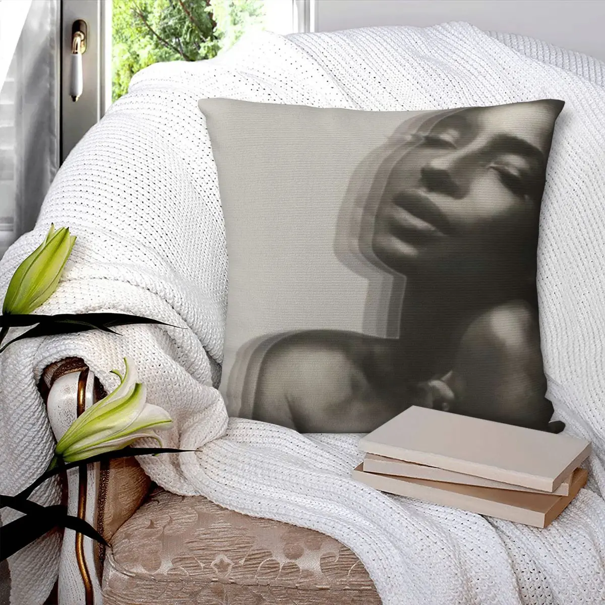 Saded Adu Pillowcase Printing Polyester Cushion Cover Decorative Throw Pillow Case Cover Home Zippered 45*45cm