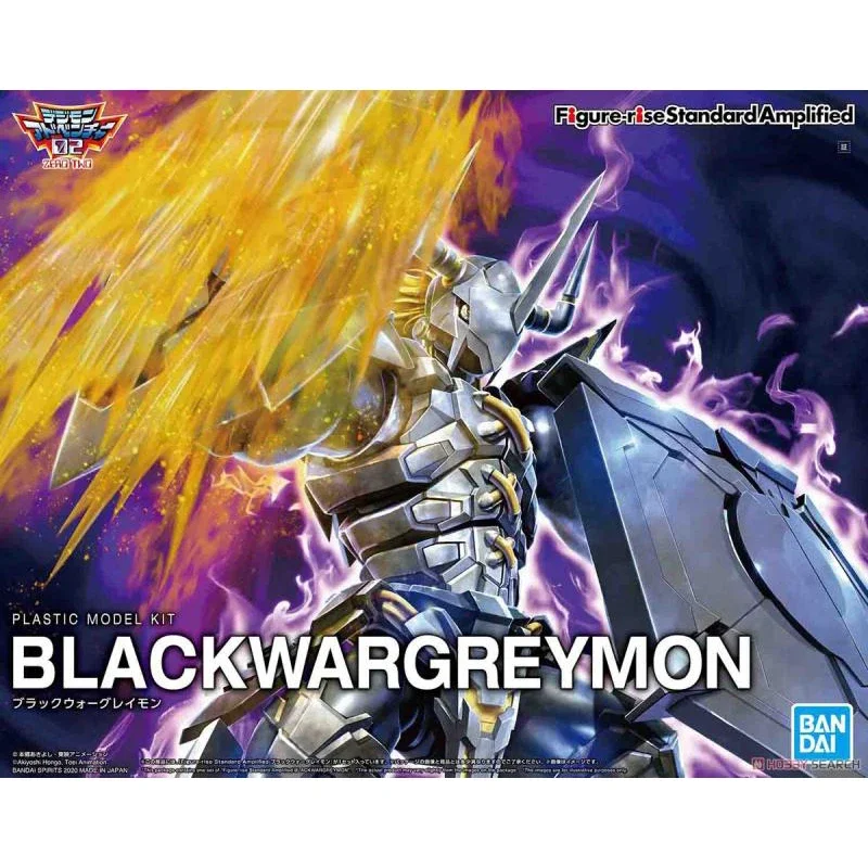 BANDAI Figure-rise Digital Monster Black War Greymon Assembled Model Toys Statue Action Figure Model Collection Toy