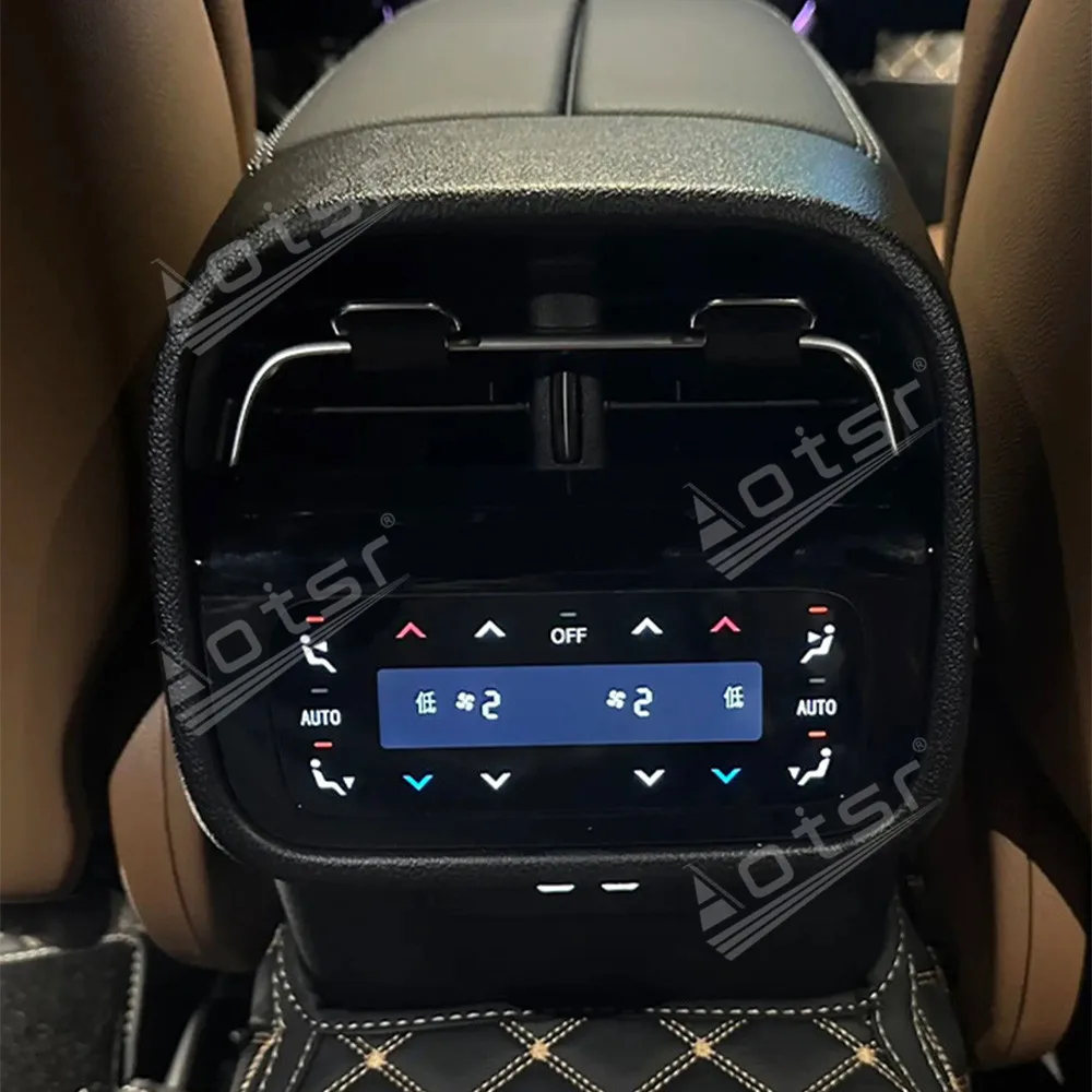 

Экран кондиционера для Mercedes-Benz E 214 E260L E300, панель переменного тока на заднем сиденье, ЖК-экран климат-контроля, HD сенсорный стерео экран