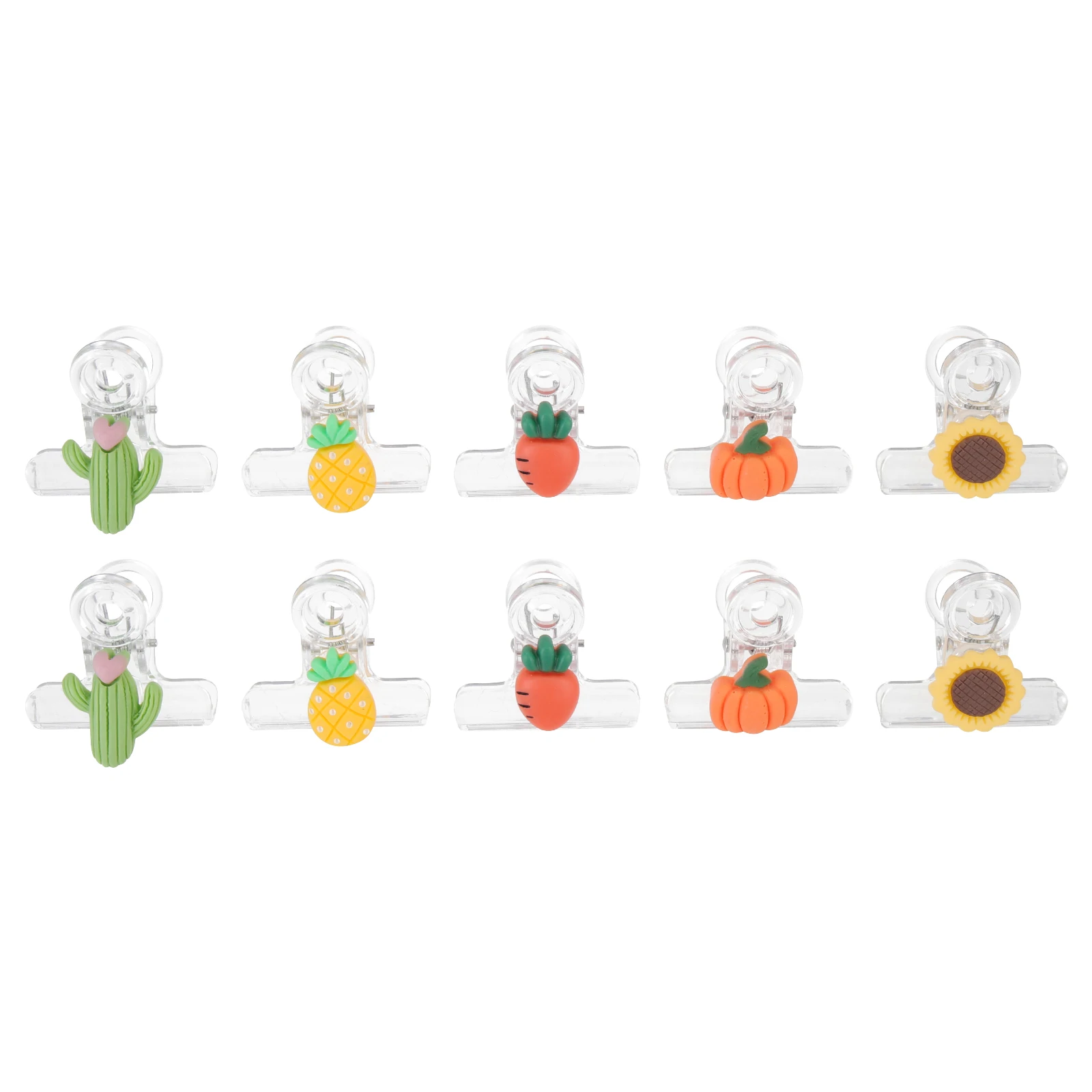 

10 Pcs Snack Sealing Clips Food Storage Resin Chip Paper ganizer Safe Material Practical Multi Purpose