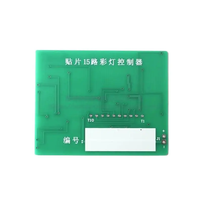 Kit de tablero de ejercicio de soldadura de componentes SMD, circuito de Control de luz LED de 15 vías/piezas de entrenamiento de producción electrónica DIY