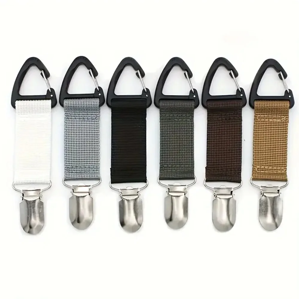 NEW Outdoor travel straw hat clip Portable hat companion bag clip Multi-purpose outdoor glove organizer
