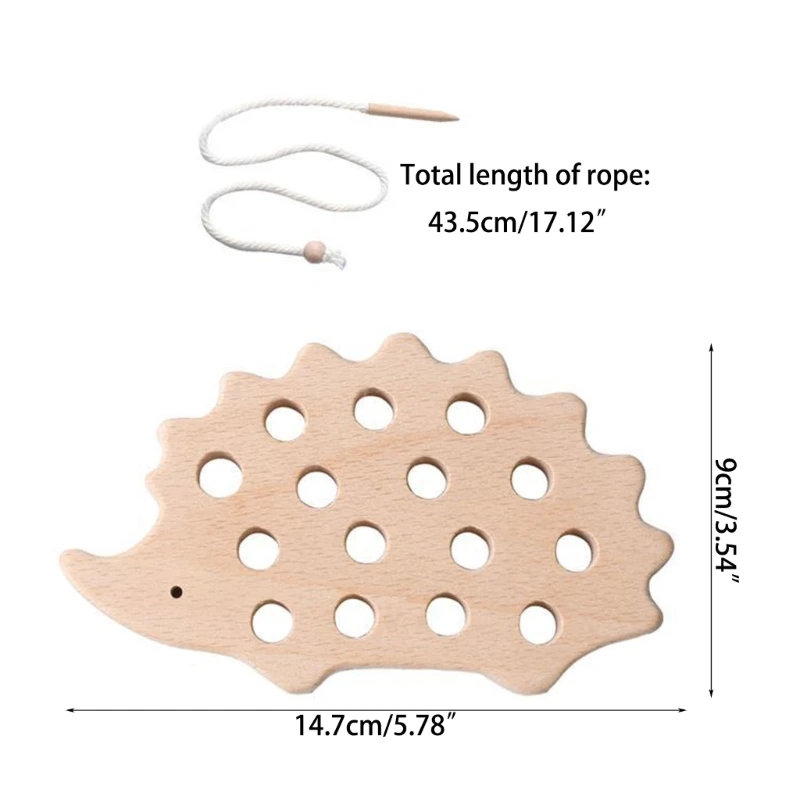 Einfädelbrett Spielzeug Hand-Augen-Koordination Lernpuzzle Baby Geschenk Dropship