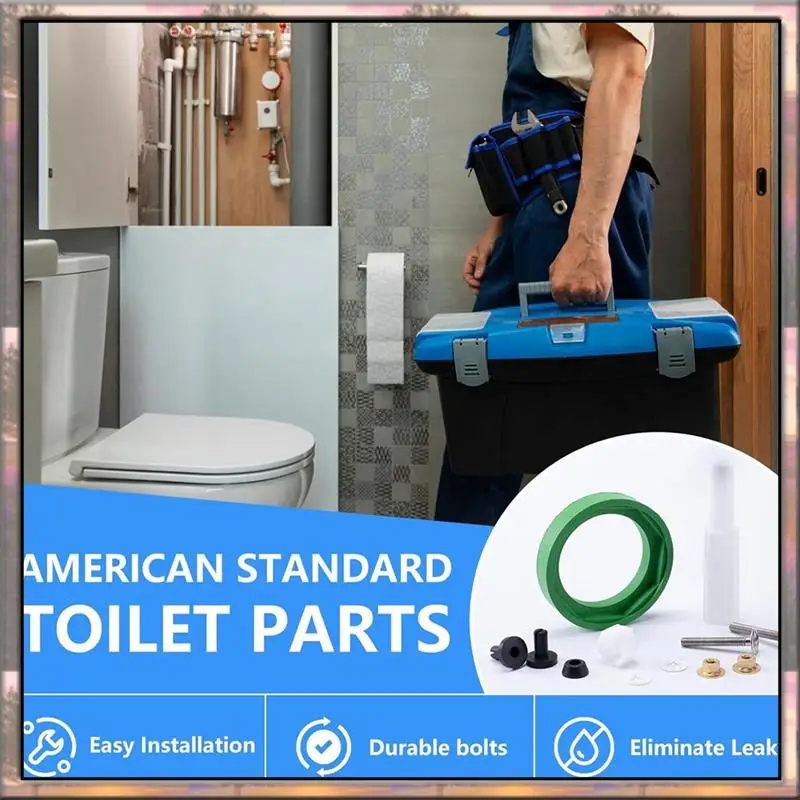 مجموعة ملحقات خزان المرحاض BAAZ HOT مقاس 3 بوصات، متوافقة مع خزان المرحاض الأمريكي AS738756-0070A إلى حشية الوعاء B