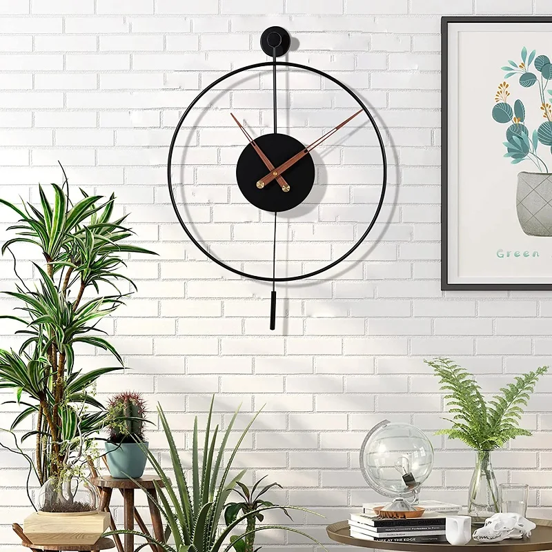 Interior Aesthetic Wall Clocks Living Room Large Art Mural Digital Luxury Wall Watch Restaurant Reloj De Pared Home Decoration