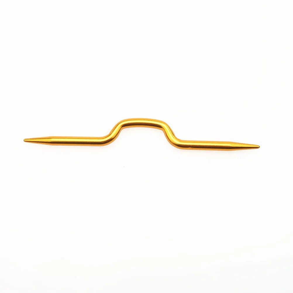 مجموعة أدوات حياكة السترة مكونة من 3 قطع، إبر كابل ممتازة، حامل غرزة ملتوية، تصميم مدمج لسهولة الاستخدام #3