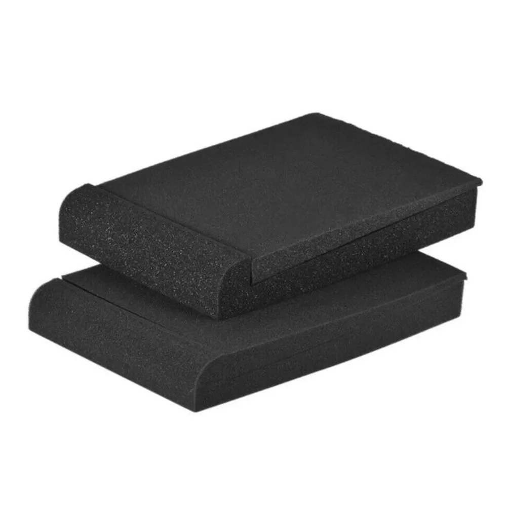 4pcs Studio Monitor Speaker Isolation Pads High Density Acoustic Foam Anti-shock Sponge Home Desktop Speaker Isolation Panels