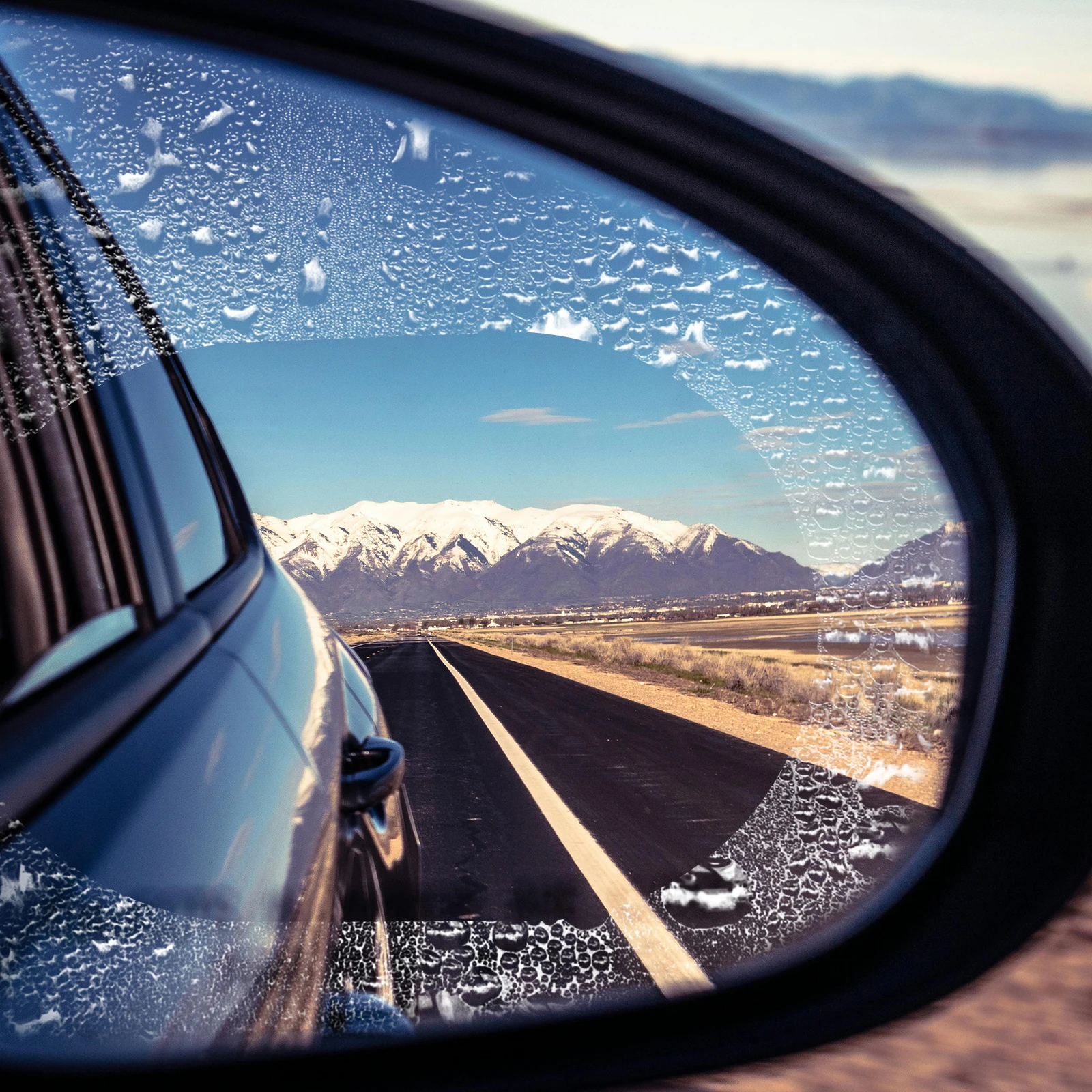 

2pcs Rearview Anti-Fog Waterproof Side Rainproof Clear Vision Auto Protector Easy Install Car Side Mirror Film Anti-Glare Car
