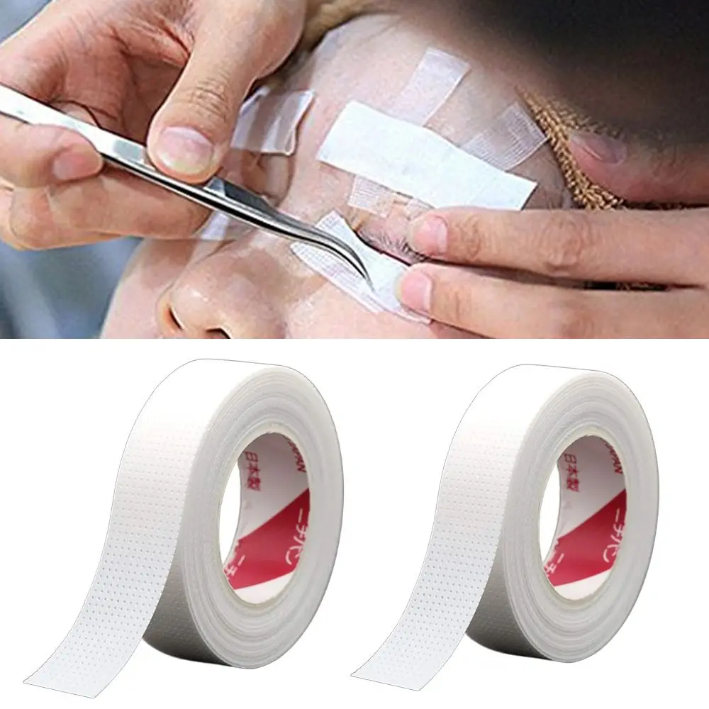 1 Rolls Breathable Eyelash Extension Tape Non-woven Adhesive Lash Tape Fabric White Non-Woven Tape For Eyelash Extension