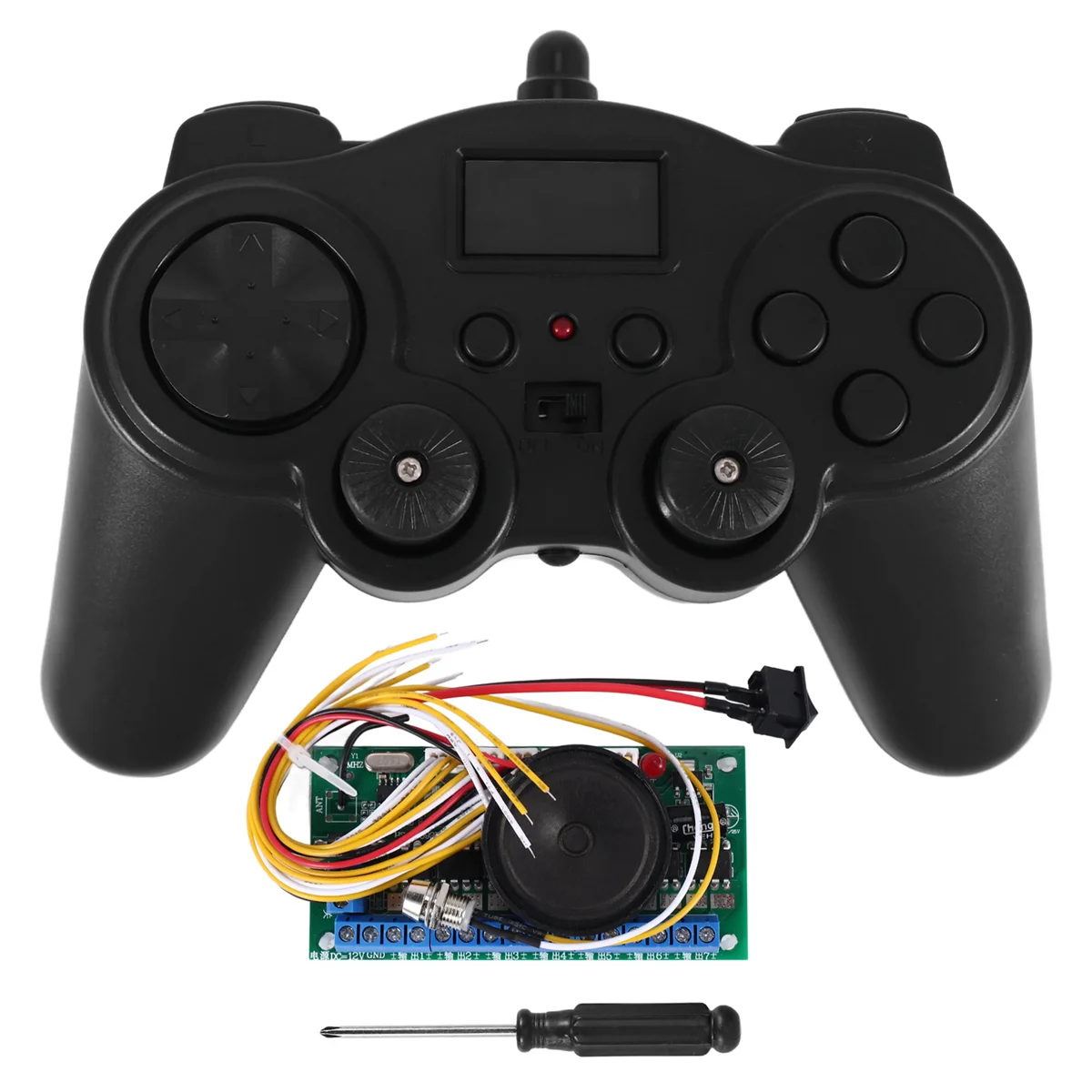 16 Channel 2.4G Remote Control Transmitter + Receiver Board Control Panel 12V Controller DIY for RC Car/Ship/Excavator HOT