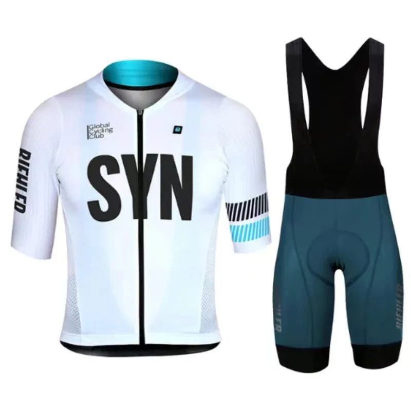 SYNful-Conjunto de Ropa de Ciclismo para Hombre, traje de manga corta de secado rápido para bicicleta de montaña, verano, 2024