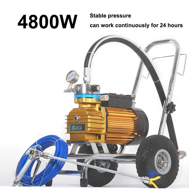 4800W 220V Professional airless spraying machine with Pure copper Motor Spray Gun Airless Paint Sprayer  painting machine tool