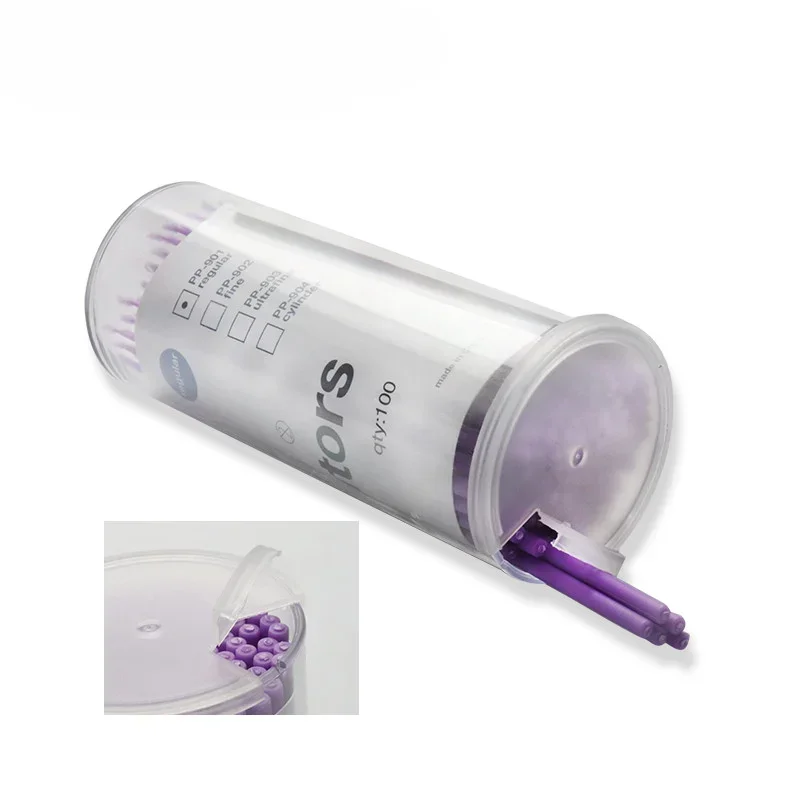 Bacchetta Applicatori Microbrush Mini pennelli 100 pz/barile Trucco Pennelli per ciglia Estensione Applicatore monouso Pennelli per mascara