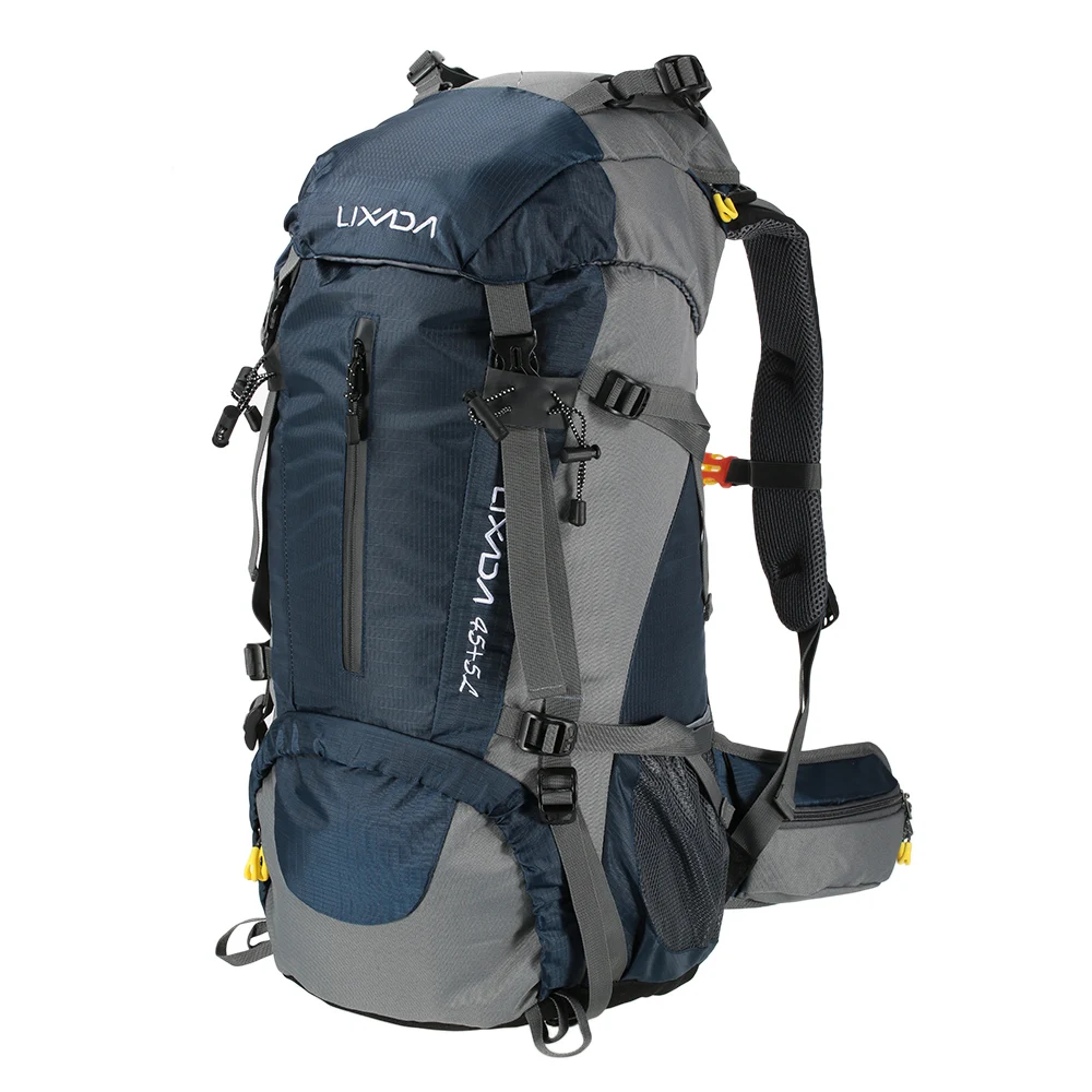50L wodoodporny plecak sportowy na świeżym powietrzu turystyka Camping plecak podróżny alpinizm wspinaczka torba trekkingowa plecak z osłoną przeciwdeszczową