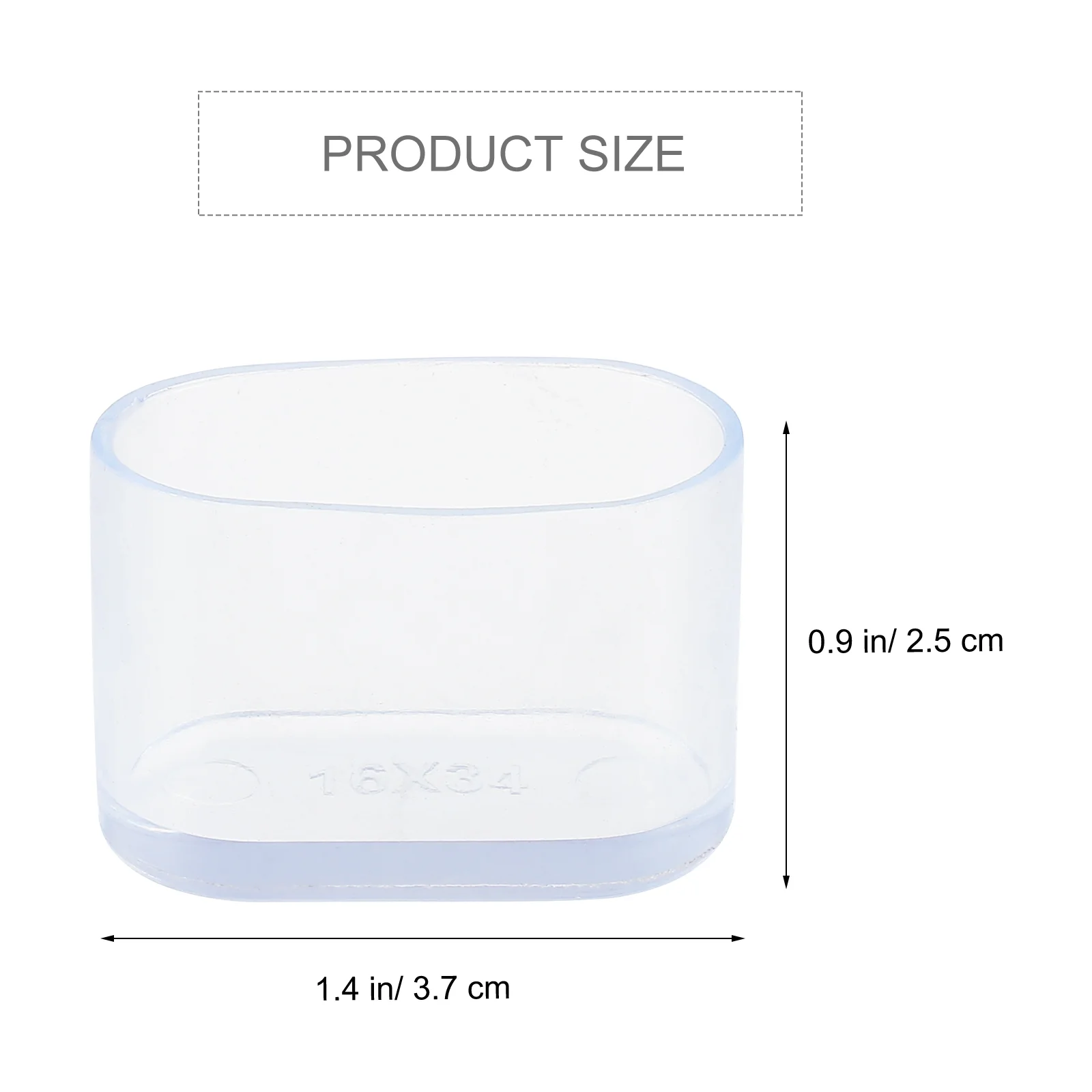 10 Pcs Table and Chair Protection Pad Furniture Accessories Chairs Legs Mat Floor Protector Pvc Covers Oval Caps