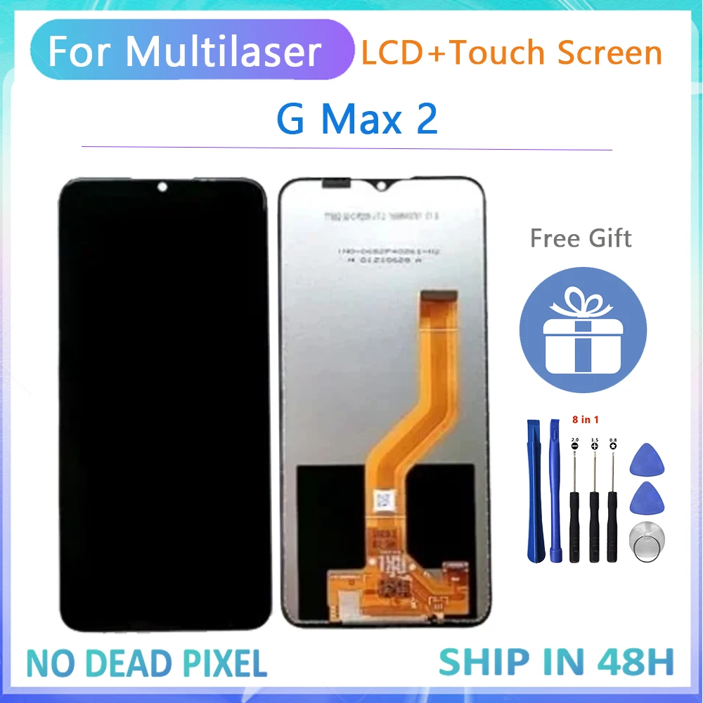 

For Multilaser G Max 2 New 6.52"LCD Display Touch Screen Digitizer Mobile Phone S156 LCD Screens Glass Panel Sensor RepairParts