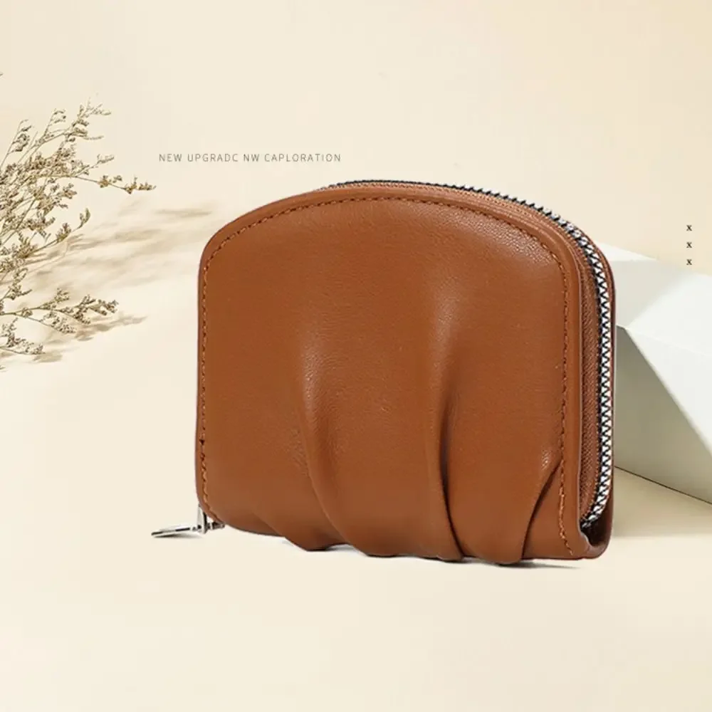 

Fashion PU Leather Mini Shell Bag Portable with Card Slot Cute Wallet Coin Purse for Women Carteras Para Mujer
