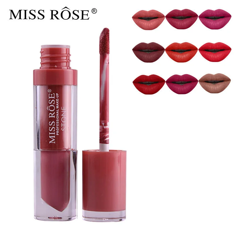 【 520 Gift 】 Spring and Summer Female Lead's Lip Mud Mist Matte Velvet Powder Cover Whitens 14 Skin's Naked Mouth Red Lip Glazed