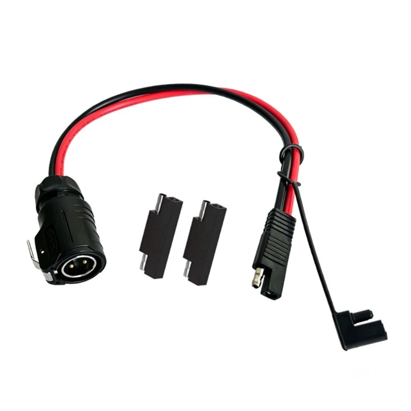 E1PF Vehicle Battery Wiring Cable LP20 2 Pin 0-60V 10G 40 Power Cable for Solar Port Connection and Solar Battery Linking