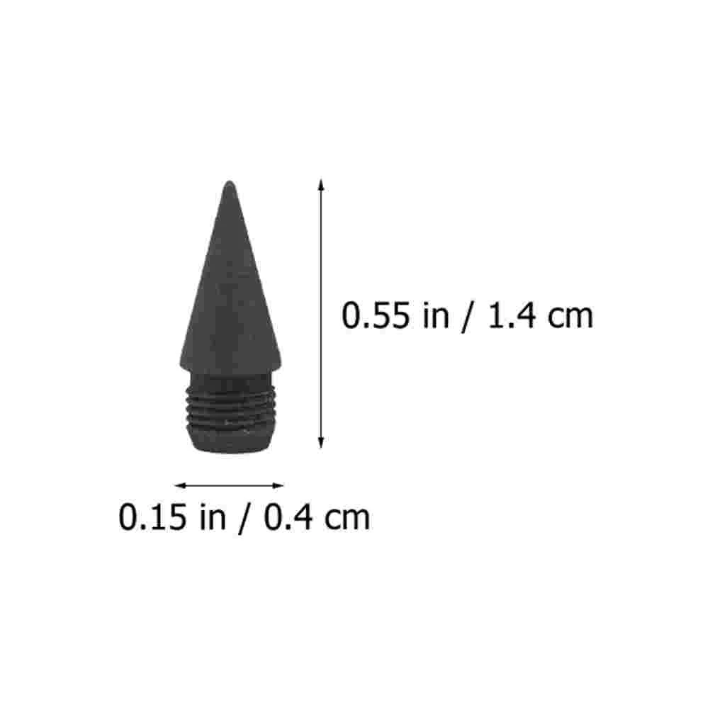 50 Pcs Replacement Pencil Tip Graphite Tips Easy to Use Inkless Refills Office Supplies Stationery No Need Cut Nibs