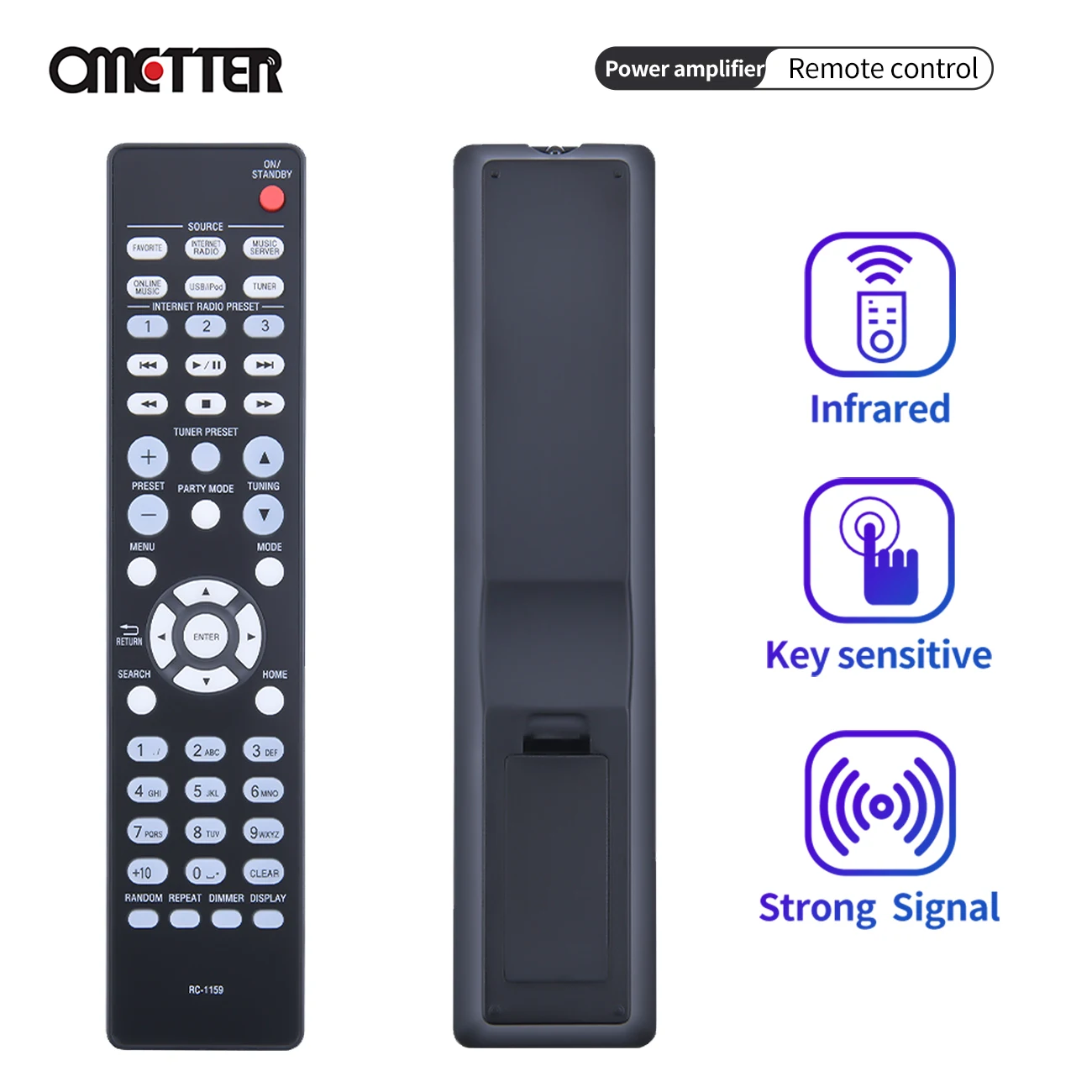 

NEW Original for DENON RC-1159 DVD/Home Theater Audio Remote control for DNP-720AE DNP-730A.E