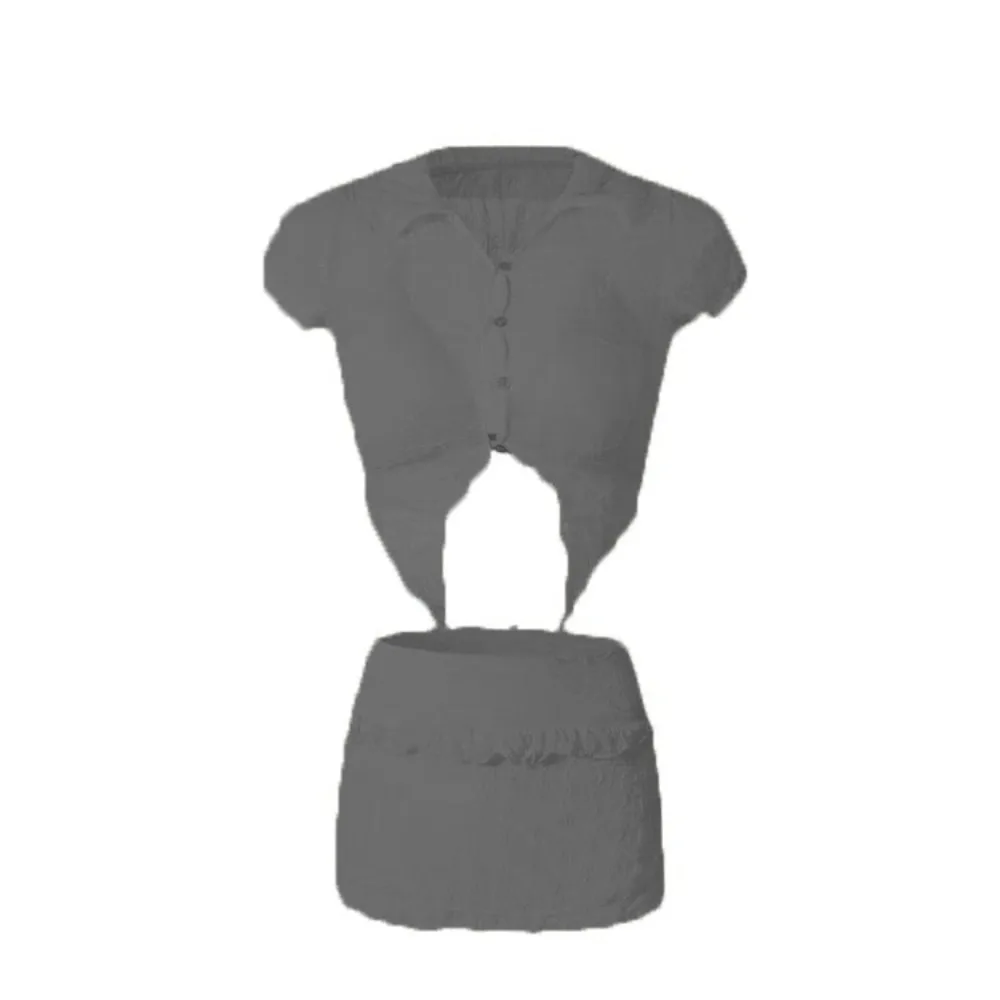 

Купальник Slim Fit с короткими рукавами, прозрачный, с вырезами, пляжная одежда, комплект из трех предметов с рюшами