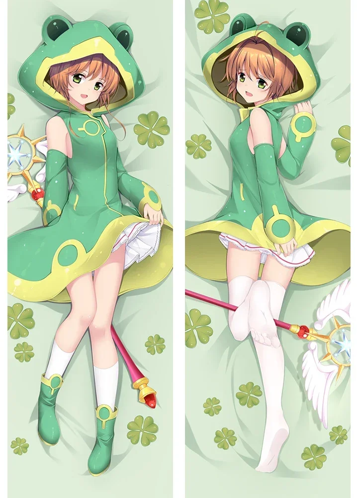 

DIY Custom Dakimakura Card captor Sakura Japanese Anime KINOMOTO SAKURA Body Decorative Pillowcases Hugging Pillow Cover Case