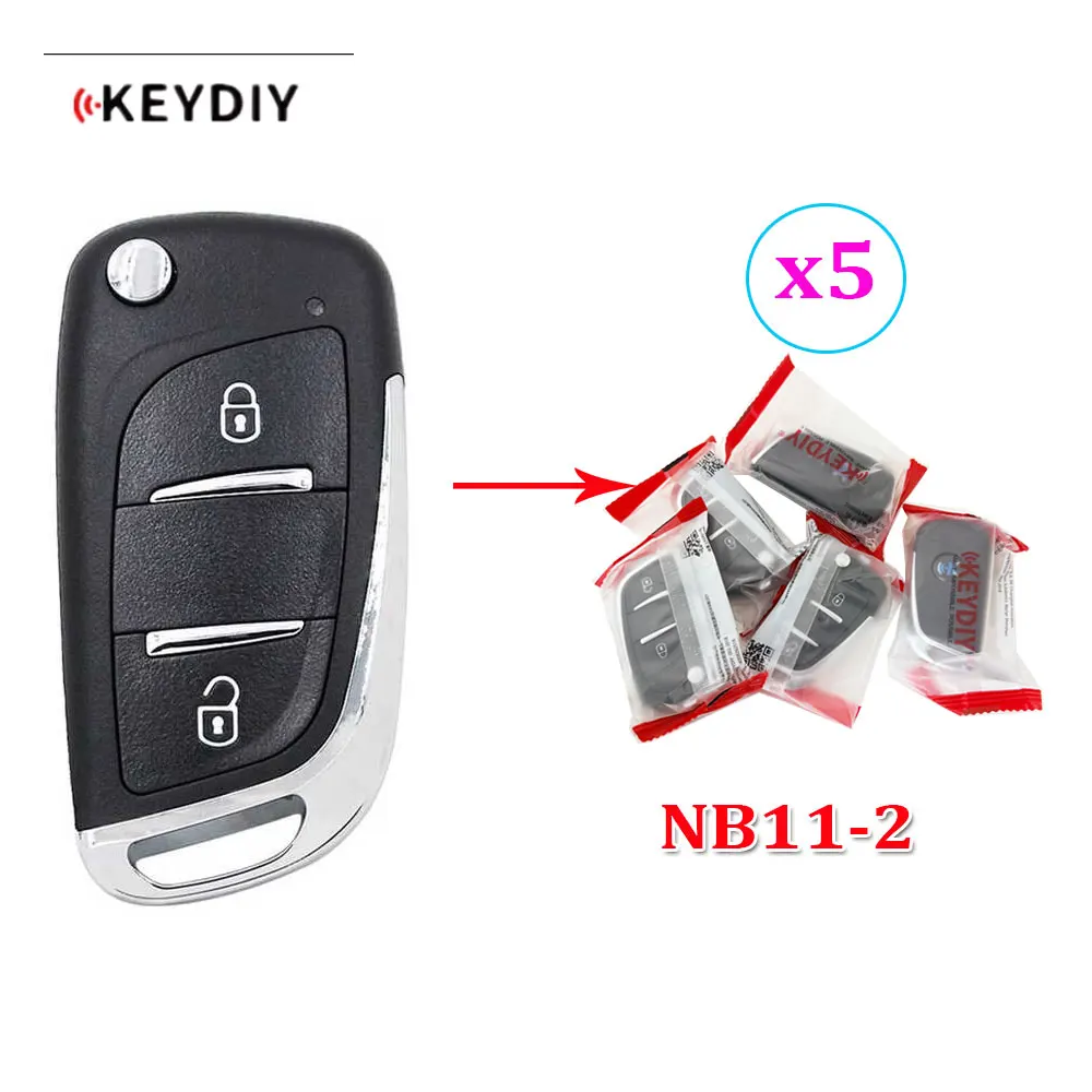 5 stks KEYDIY NB11 Multifunctionele Auto Afstandsbediening Sleutel 3 Knoppen Universele KD NB11-2 Universele Afstandsbediening Sleutel voor KD900 + URG200 KD-X2