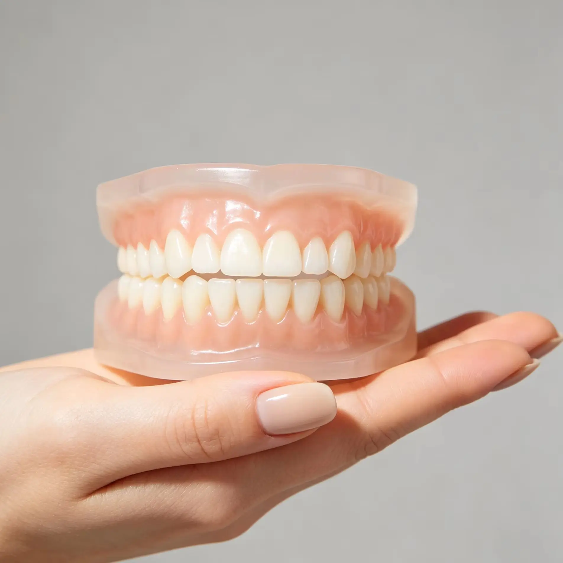 Silicone Denture Set False Teeth Silicone Upper Lower Veneers Denture Silicone Liners Soft Denture Kit Men Women Dental Patches
