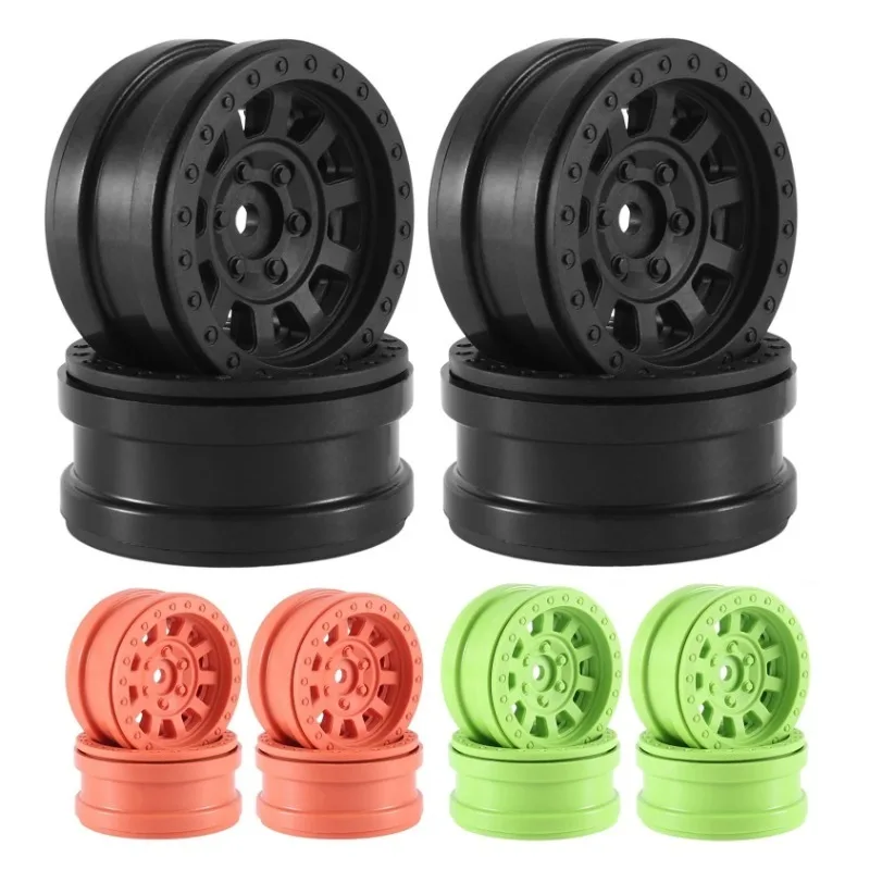 

4PCS Plastic Beadlock 1.9" Wheel Hub Wheel Rim for 1/10 RC Crawler Car Axial