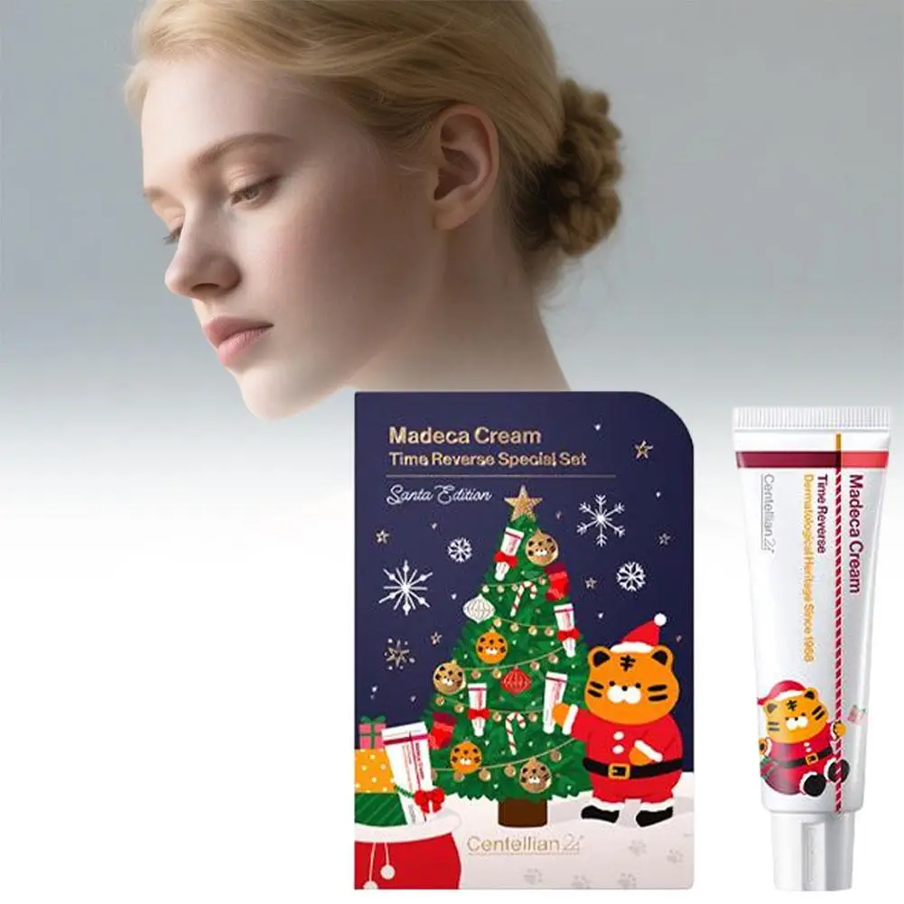 

Рождественский специальный корейский крем Madeca с обратным временем, быстро впитывающий, питательный, увлажняющий, уменьшает морщины, уход за кожей лица