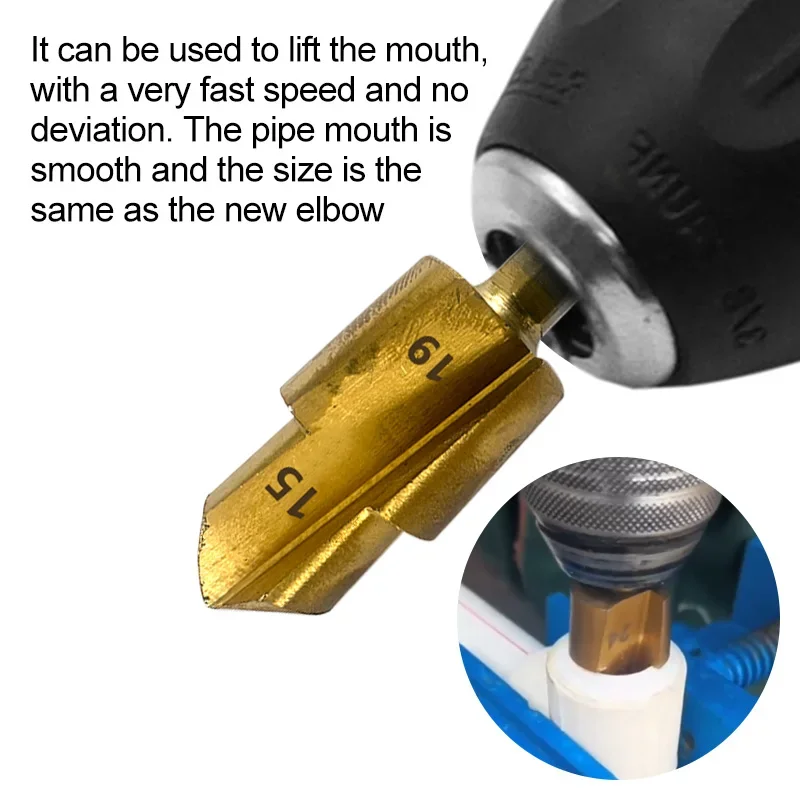 Imagem -05 - Broca de Conexão para Tubulação de Água Processo Totalmente Aberto Ppr Lifting Haste Hexagonal Ferramenta de Conexão 20 mm 25 mm 32 mm