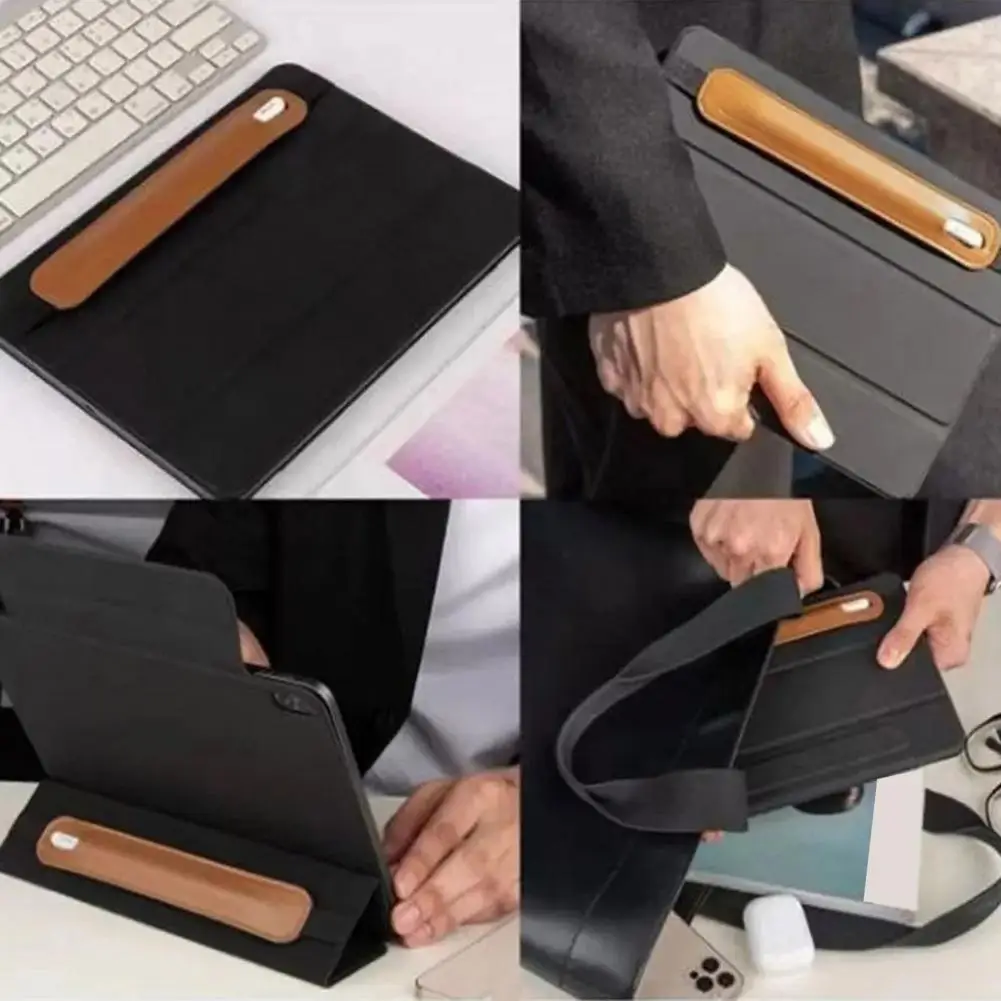 ที่ใส่ปากกาแถบยางยืดไนล่อนพร้อมสายรัดยืดหยุ่นปรับได้ที่ยึดปากกาแท็บเล็ต