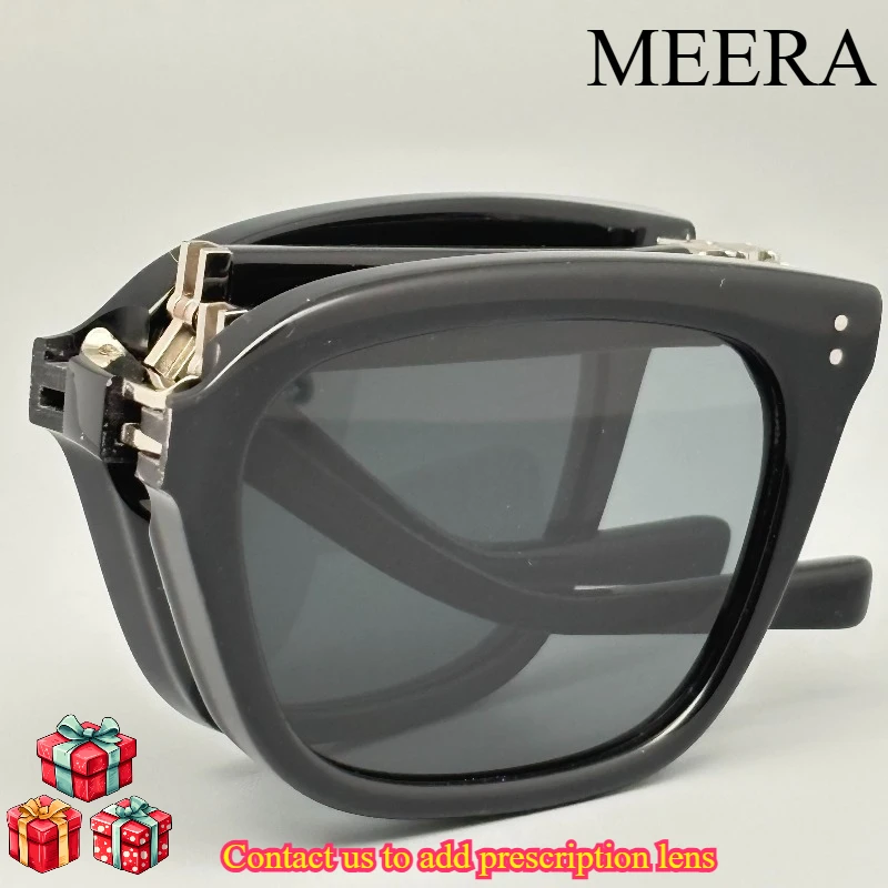 

2026 Korea Trendy Gm Folding Sunglasses Portable Ultra Light UV Protection Sun Glasses for Both Men and Women UV400 Eyewear