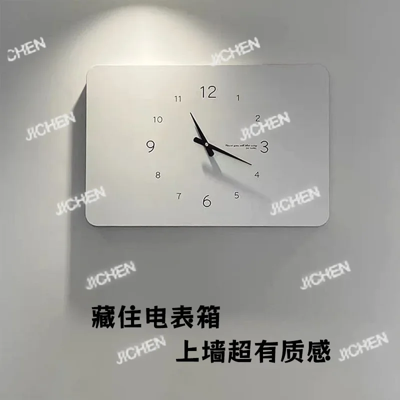 

CSJC метр коробка декоративная живопись с часами гостиная простые настенные часы электрический переключатель распределительная коробка окклюзия