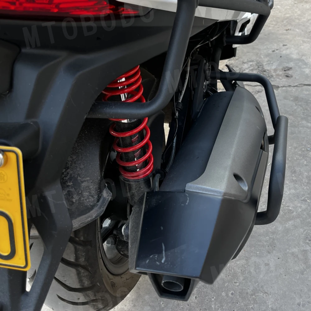 For KYMCO Xciting 250 Xciting 300 2025 Exhaust Guard Muffler Crash Bar Anti-Fall Protection Bar